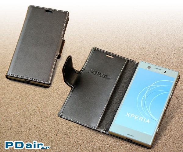 PDAIR レザーケース for Xperia XZ1 Compact SO-02K 横開きタイプ