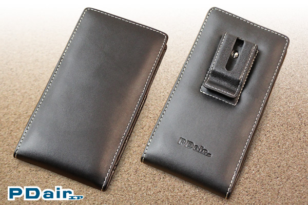PDAIR レザーケース for Xperia XZ2 SO-03K／SOV37 ベルトクリップ付バーティカルポーチタイプ