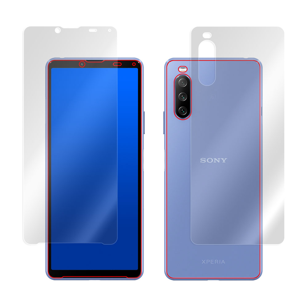 Xperia 10 III SO-52B / SOG04 / Lite XQ-BT44 表面・背面セットの保護シート