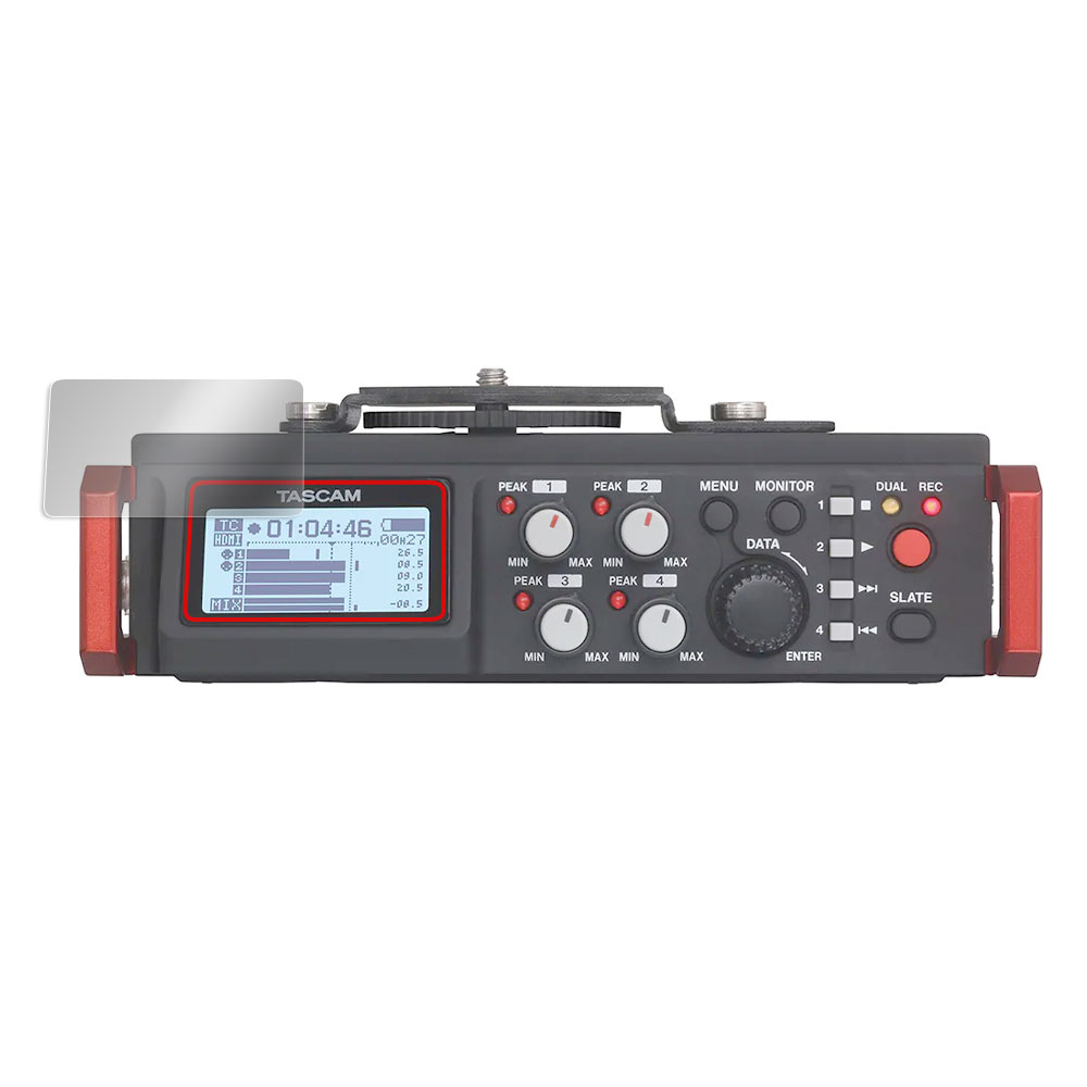 TASCAM カメラ用リニアPCMレコーダー ミキサー DR-701D 液晶保護シート