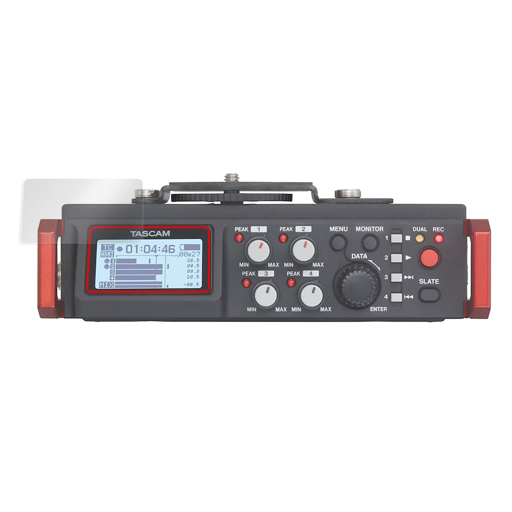 TASCAM カメラ用リニアPCMレコーダー ミキサー DR-701D 液晶保護シート