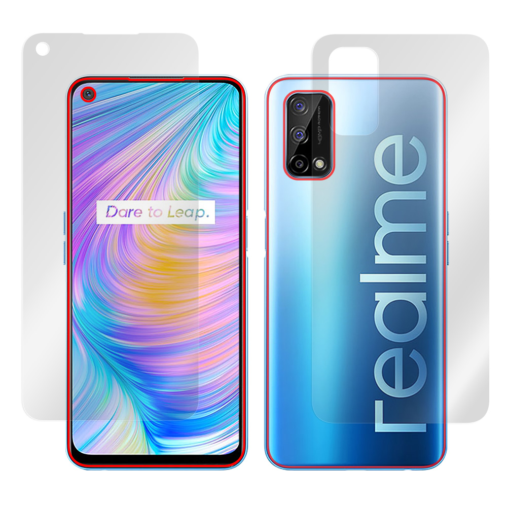 Realme Q2 5G 表面・背面セットの保護シート