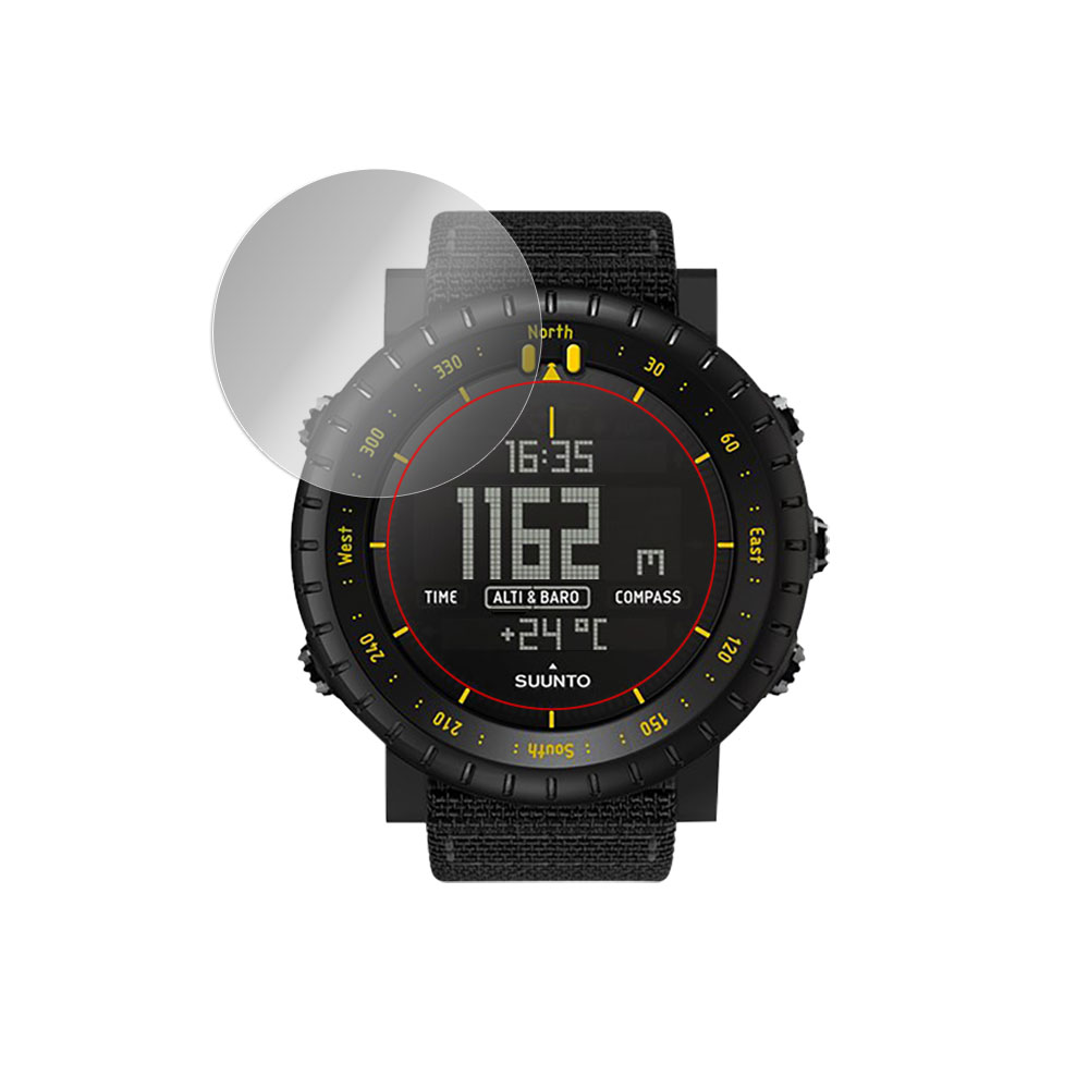 SUUNTO CORE Alpha Stealth / All Black / Black Yellow / TX Black Red 液晶保護シート