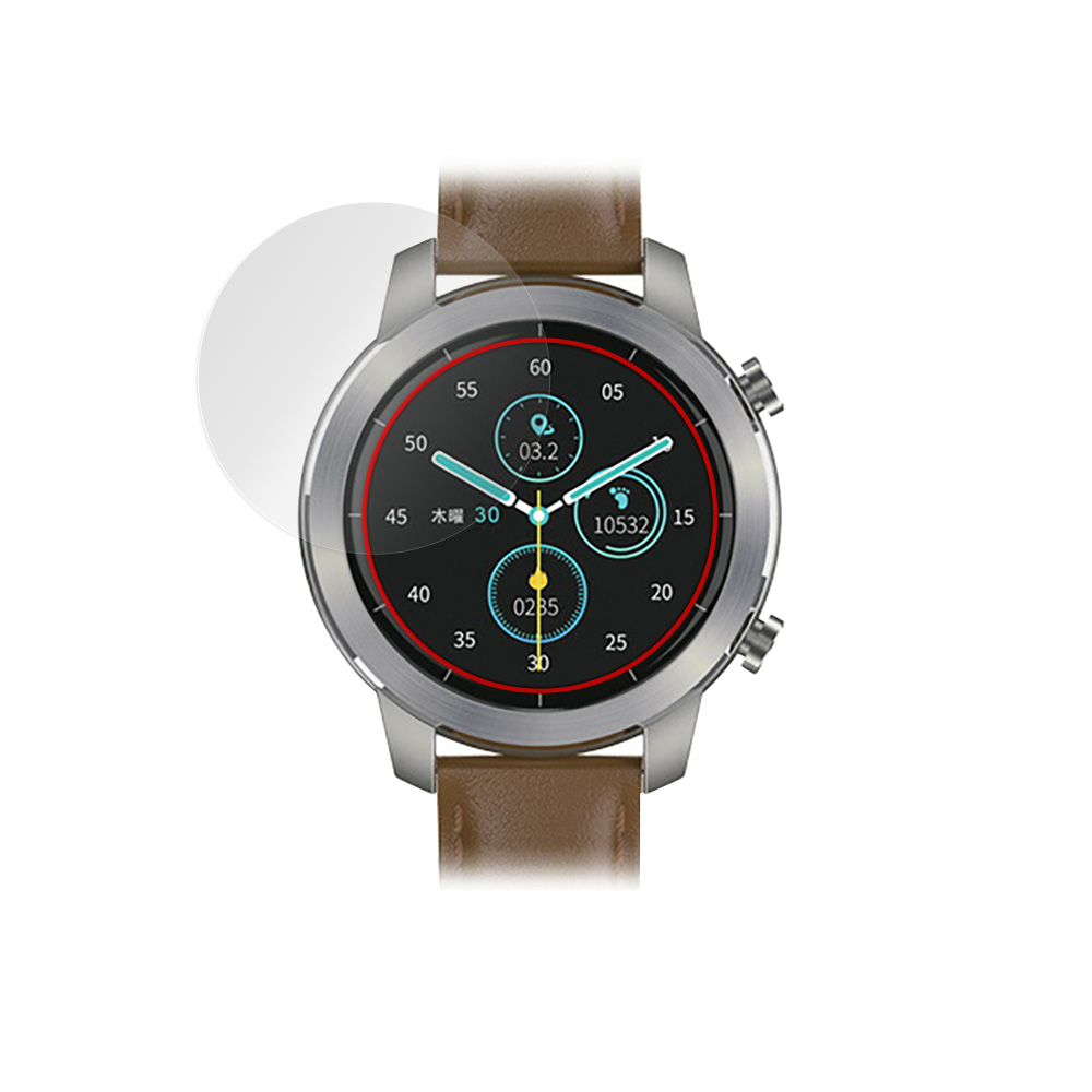 YAMAZEN Qriom CHRONOWEAR 2 QSW-02H 保護 フィルム OverLay Brilliant