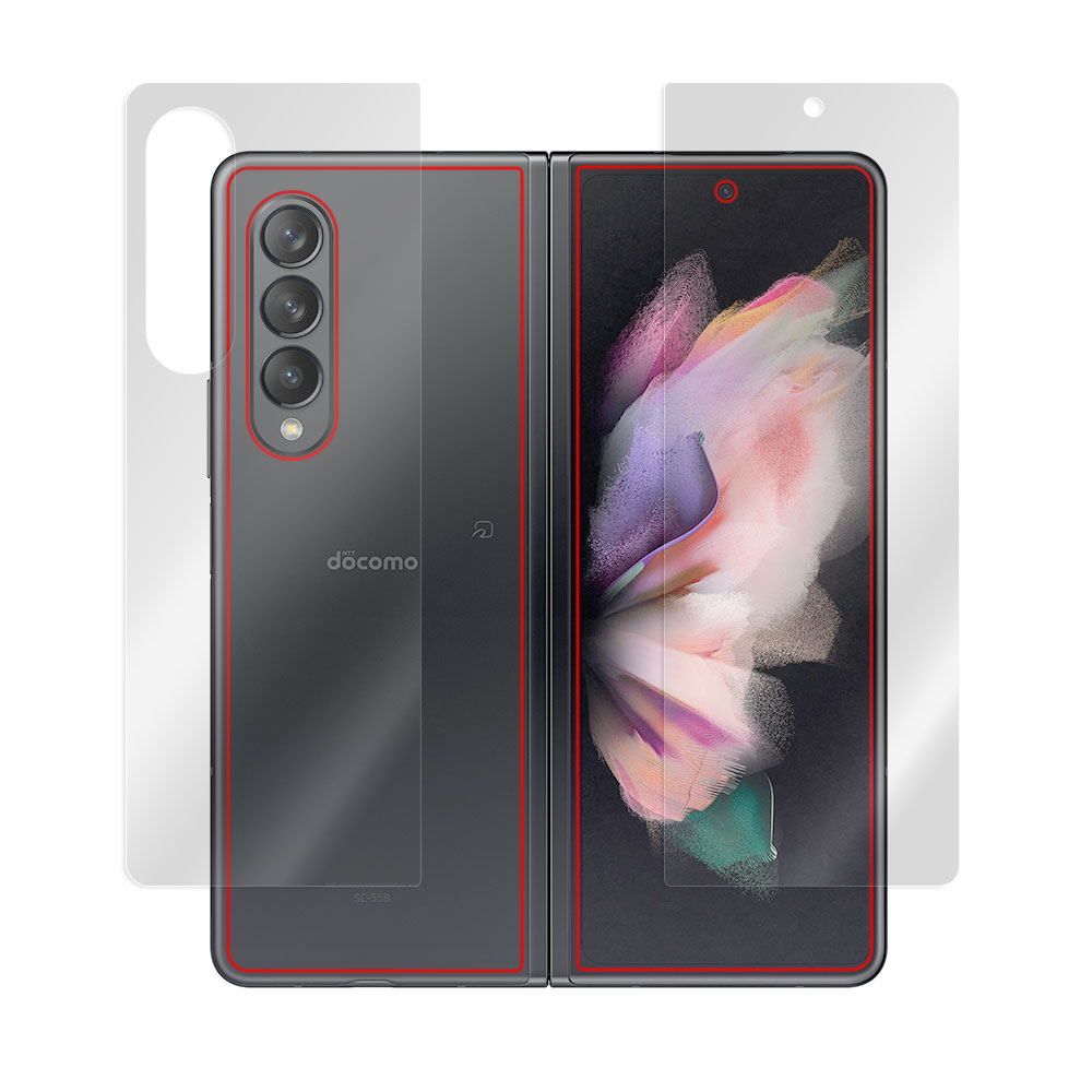 Galaxy Z Fold3 5G SC-55B SCG11 保護 フィルム OverLay Plus