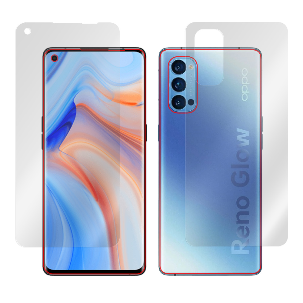 OPPO Reno4 Pro 5G (PDNM00/PDNT00) 表面・背面セットの保護シート