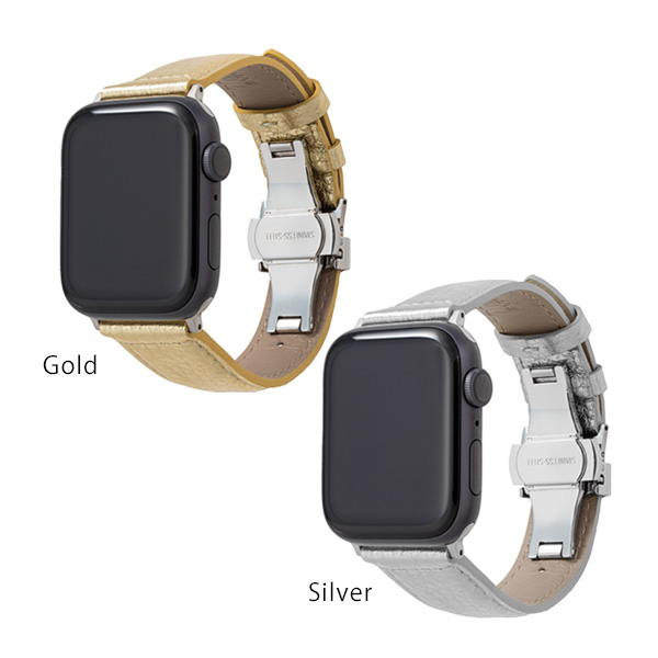 カラー GRAMAS PikaPika Leather Watchband for Apple Watch(44mm 42mm)