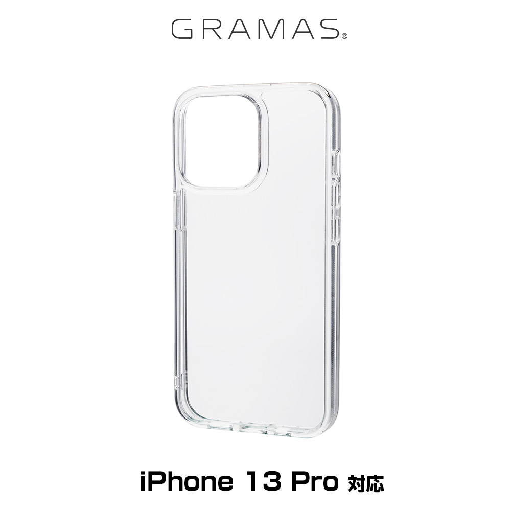 GRAMAS Glassty Glass Hybrid Shell Case for iPhone 13 Pro