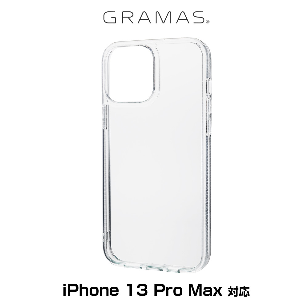 GRAMAS Glassty Glass Hybrid Shell Case for iPhone 13 Pro Max