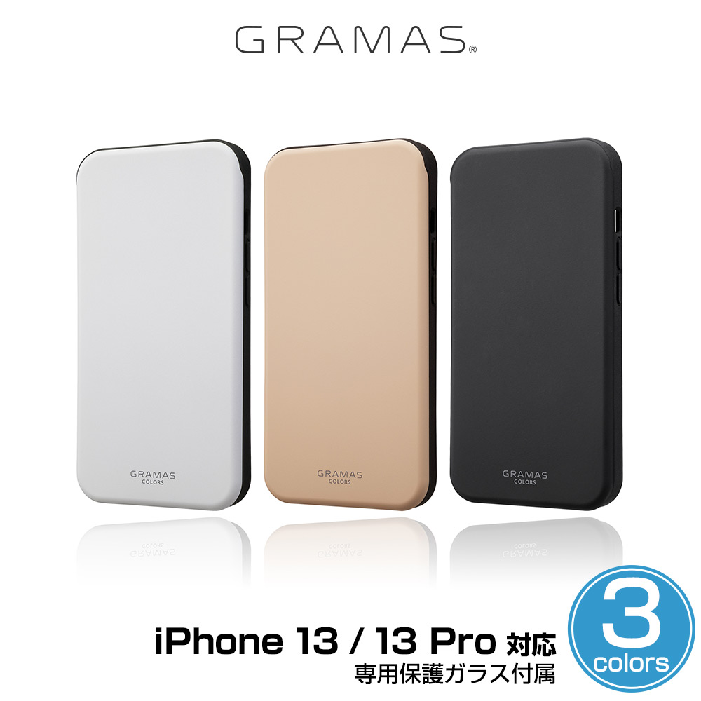 GRAMAS Flat Full Cover Hybrid Shell Case for iPhone 13 Pro / iPhone 13