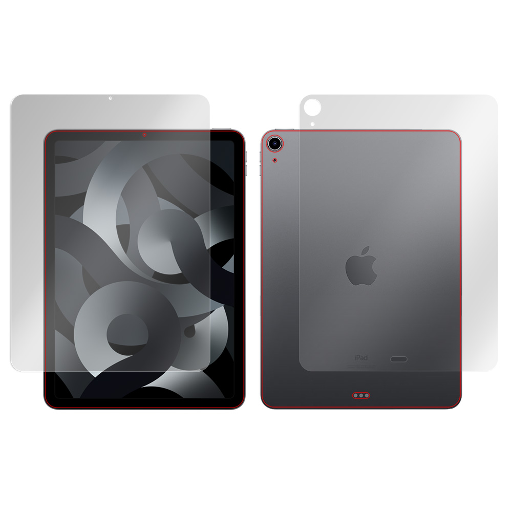 iPad Air 第5世代 (2022) / iPad Air 第4世代 (2020) (Wi-Fiモデル)  表面・背面セットの保護シート