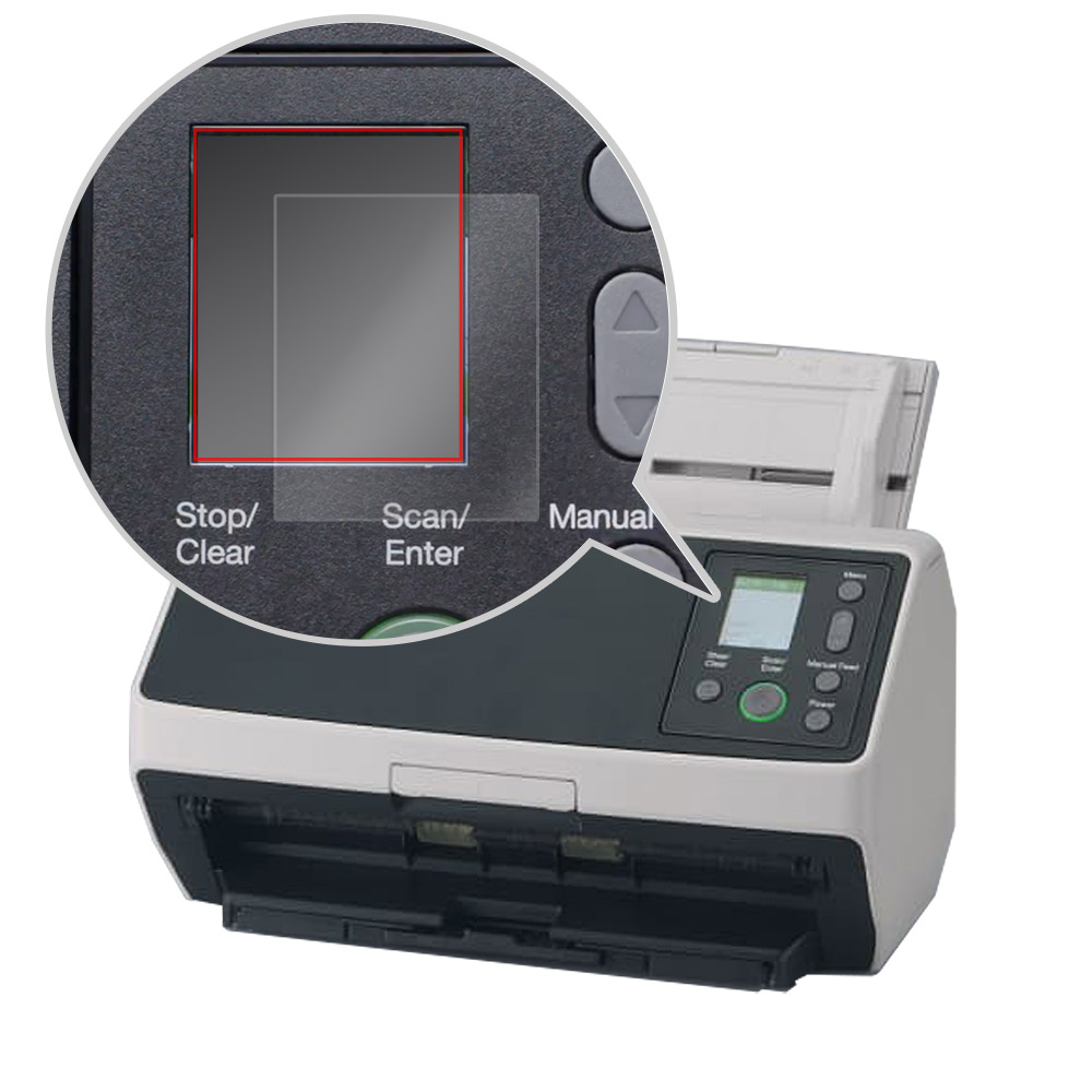 PFU FUJITSU Image Scanner fi-8190 / fi-8170 / fi-8290 / fi-8270 液晶保護シート