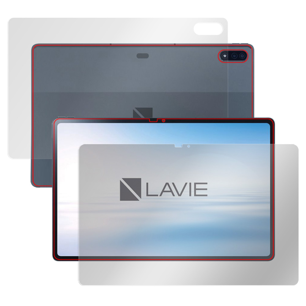 LAVIE Tab T12 T1318/DAS 表面・背面セットの保護シート