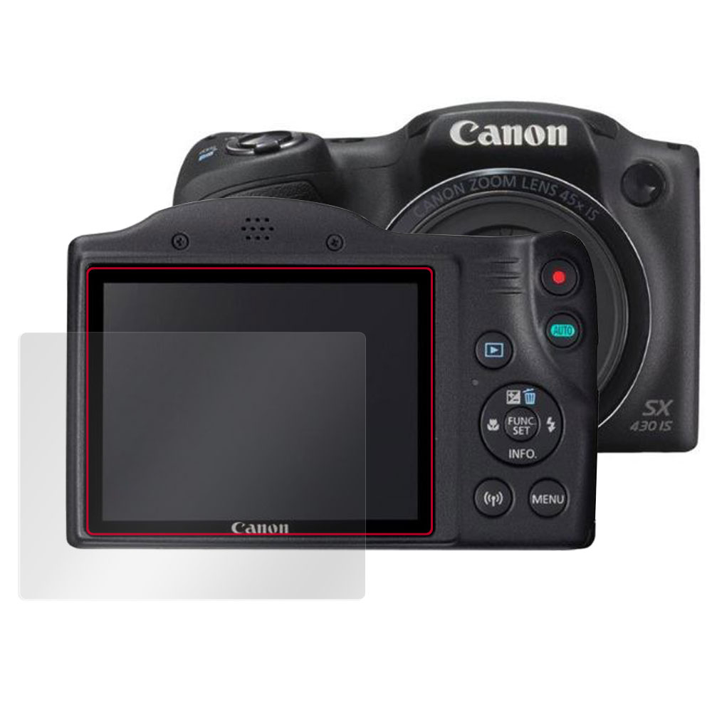 Canon PowerShot SX430IS SX530HS SX500IS 等 保護 フィルム OverLay ...