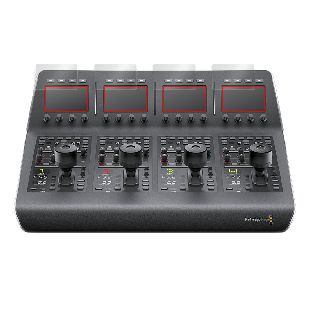 Blackmagic Design ATEM Camera Control Panel (4枚組) 液晶保護シート