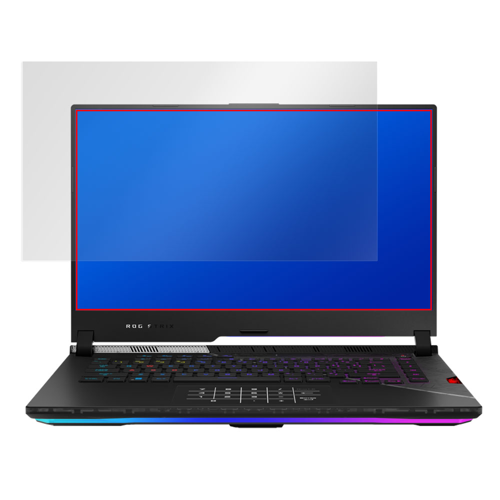 ASUS ROG Strix Scar 15 2022 G533 保護 フィルム OverLay 9H Plus for ...