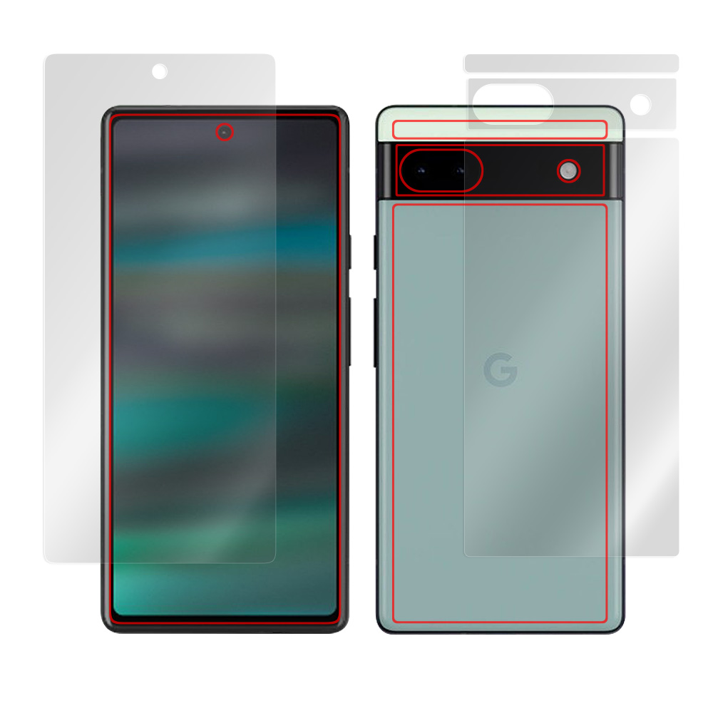 Google Pixel 6a 表面 背面 フィルム OverLay Brilliant for グーグル