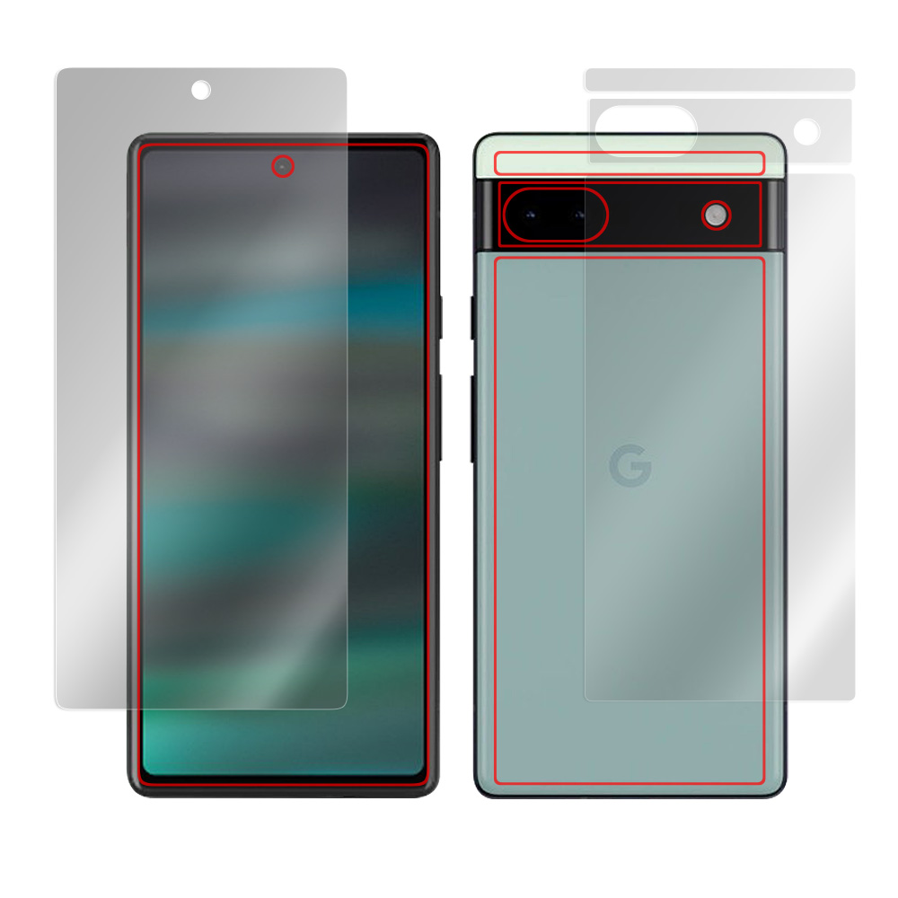 Google Pixel 6a 表面・背面セットの保護シート