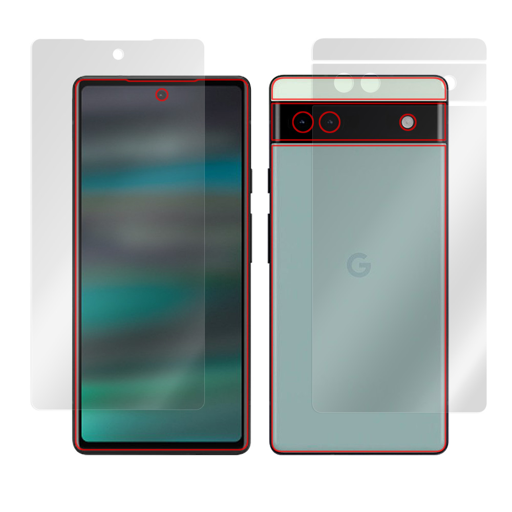 Google Pixel 6a 表面・背面セットの保護シート