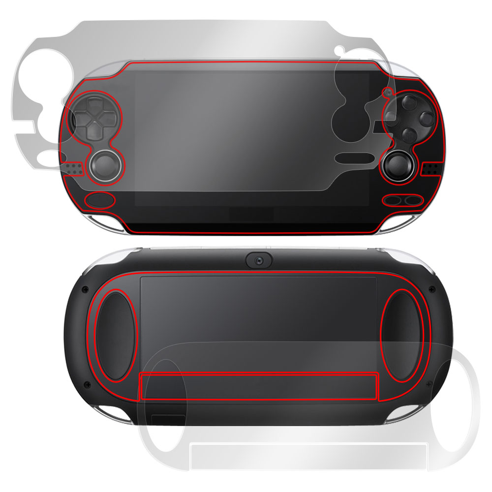 PlayStation Vita(PCH-1000) 表面・背面セットの保護シート