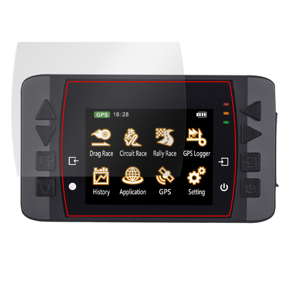 QSTARZ GPS Lap Timer LT-6000S [GNSS] 液晶保護シート