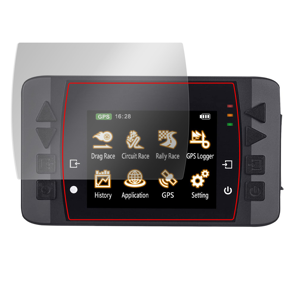 QSTARZ GPS Lap Timer LT-6000S [GNSS] 液晶保護シート