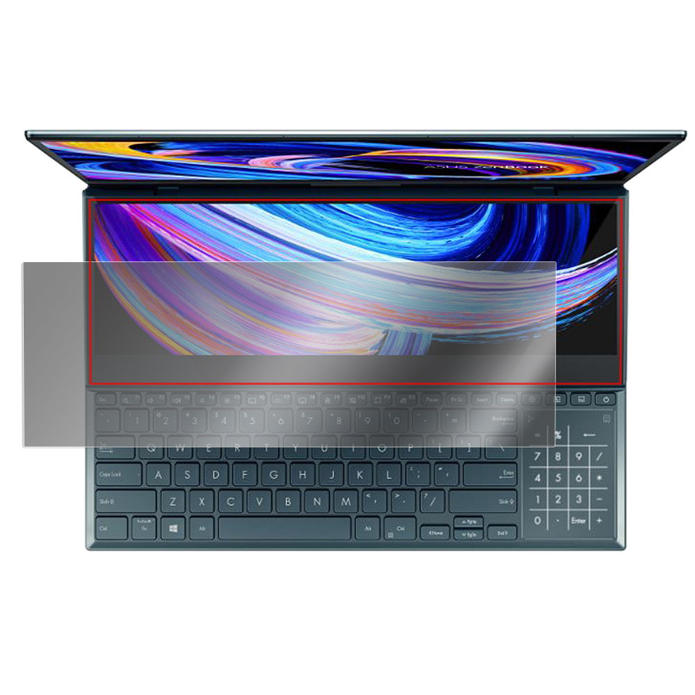 ASUS Zenbook Pro Duo 15 OLED UX582Z ScreenPad Plus (セカンドディスプレイ) 液晶保護シート