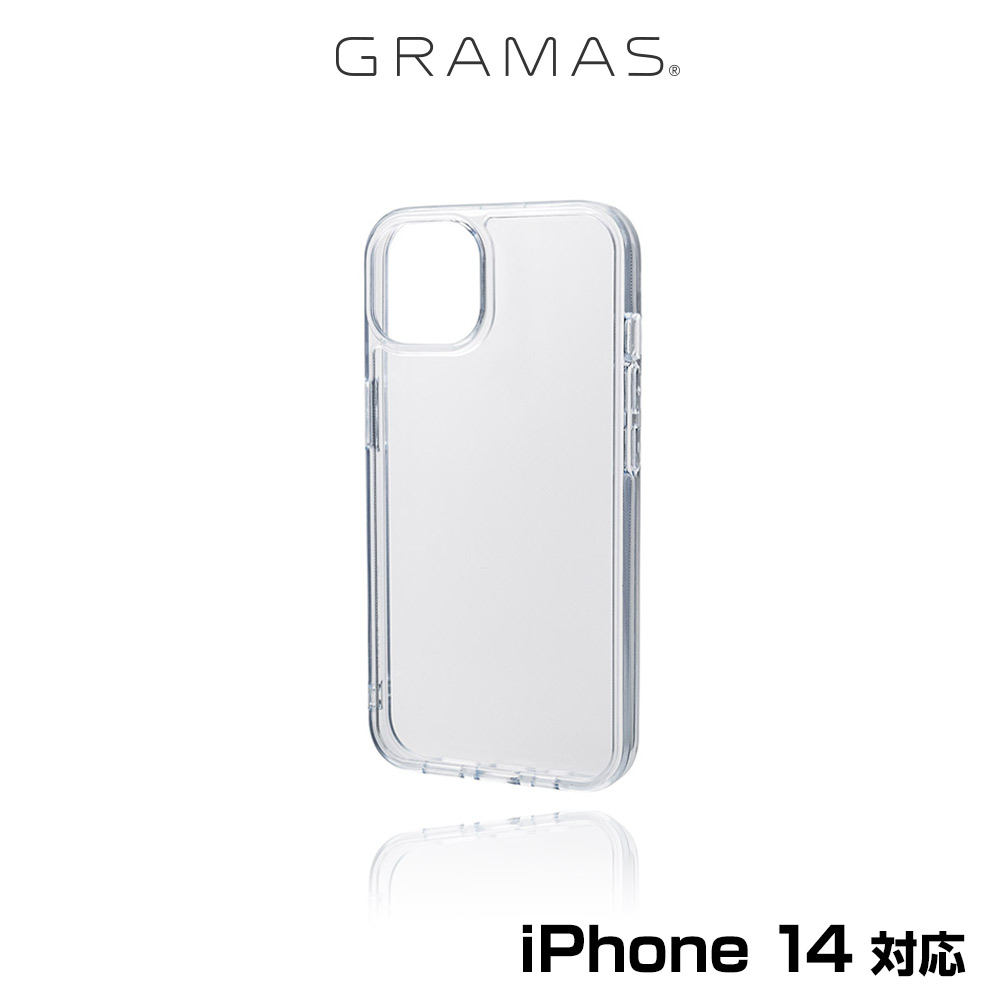 GRAMAS COLORS Glassty ガラスハイブリッドケース for iPhone 14