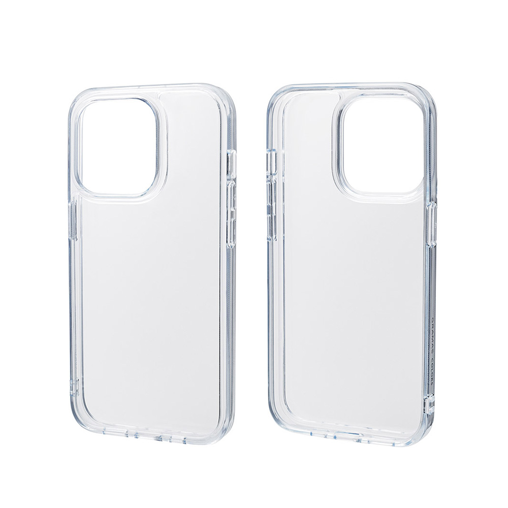 GRAMAS COLORS Glassty ガラスハイブリッドケース for iPhone 14 Pro