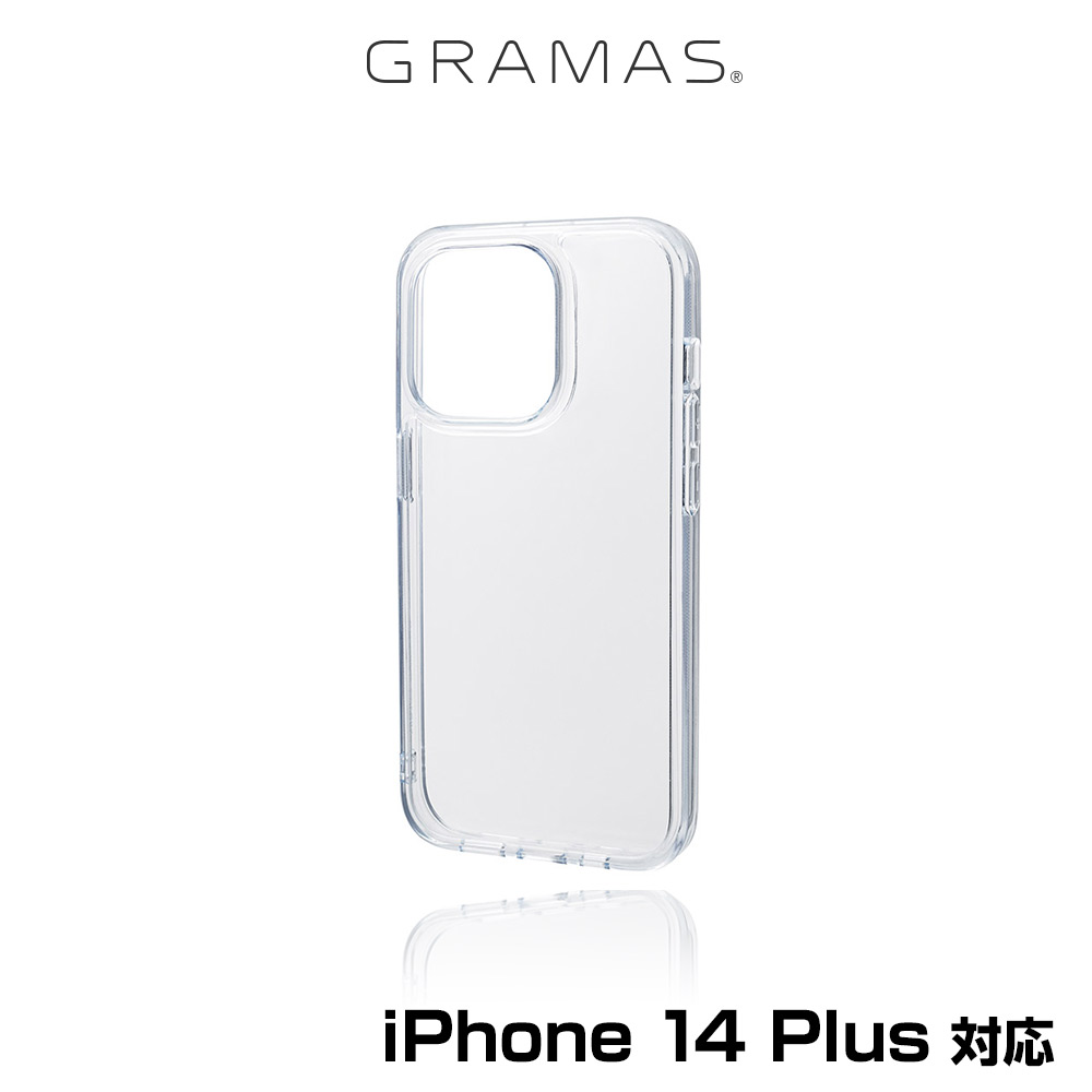GRAMAS COLORS Glassty ガラスハイブリッドケース for iPhone 14 Plus
