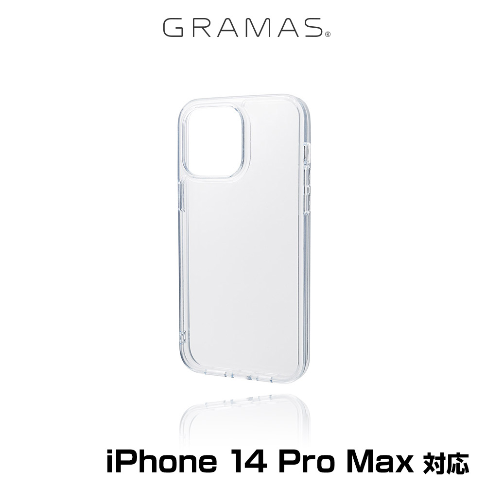 GRAMAS COLORS Glassty ガラスハイブリッドケース for iPhone 14 Pro Max