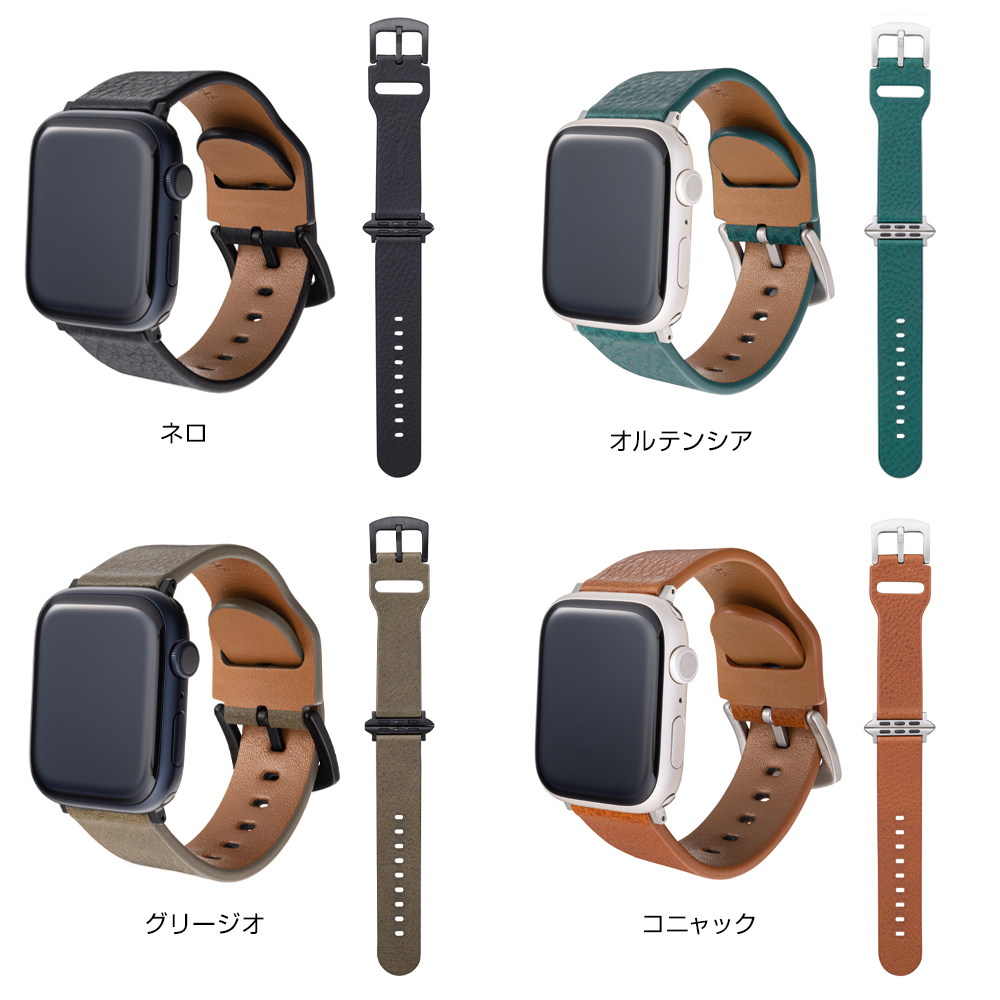 顼 GRAMAS Italian Genuine Leather Watchband for Apple Watch(49/45/44/42mm)