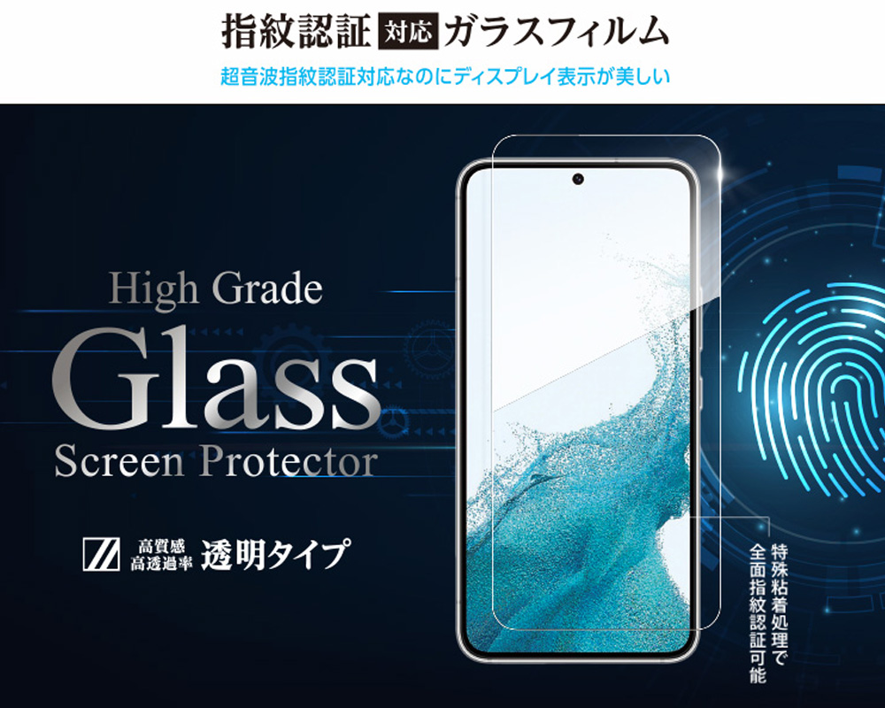 High Grade Glass Screen Protector for Galaxy S22(ǧб)
