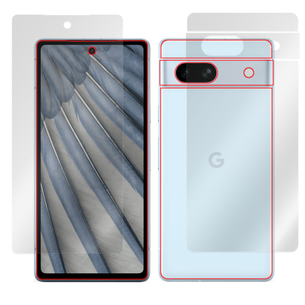 Google Pixel 7a 表面・背面セットの保護フィルム