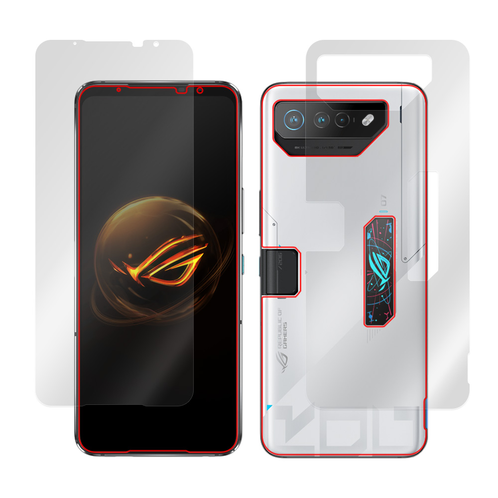 ASUS ROG Phone 7 Ultimate 表面・背面セットの保護フィルム