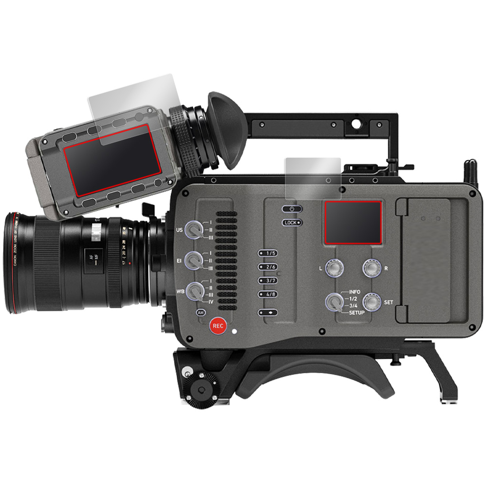 ARRI Cameras AMIRA モニター部用・コントロールパネル部用セット 液晶保護フィルム