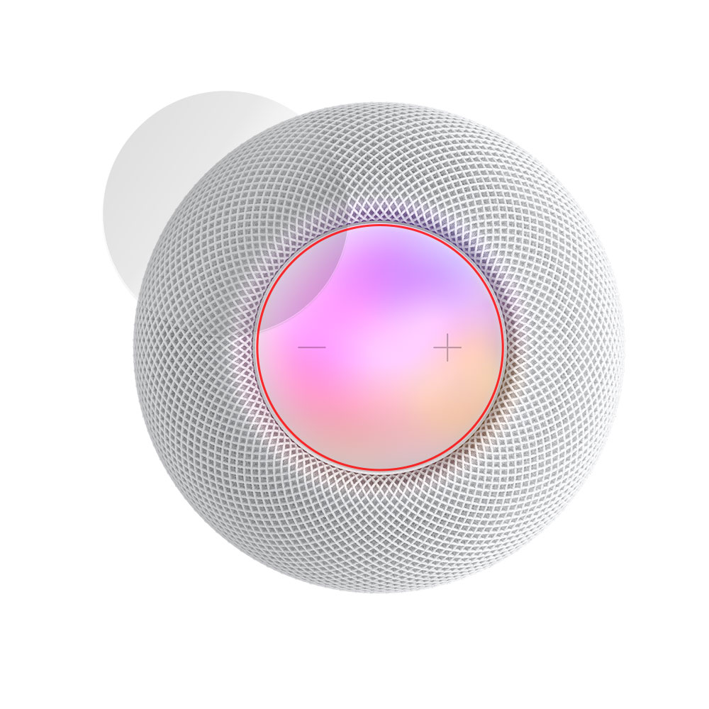 HomePod mini タッチコントロール部保護フィルム