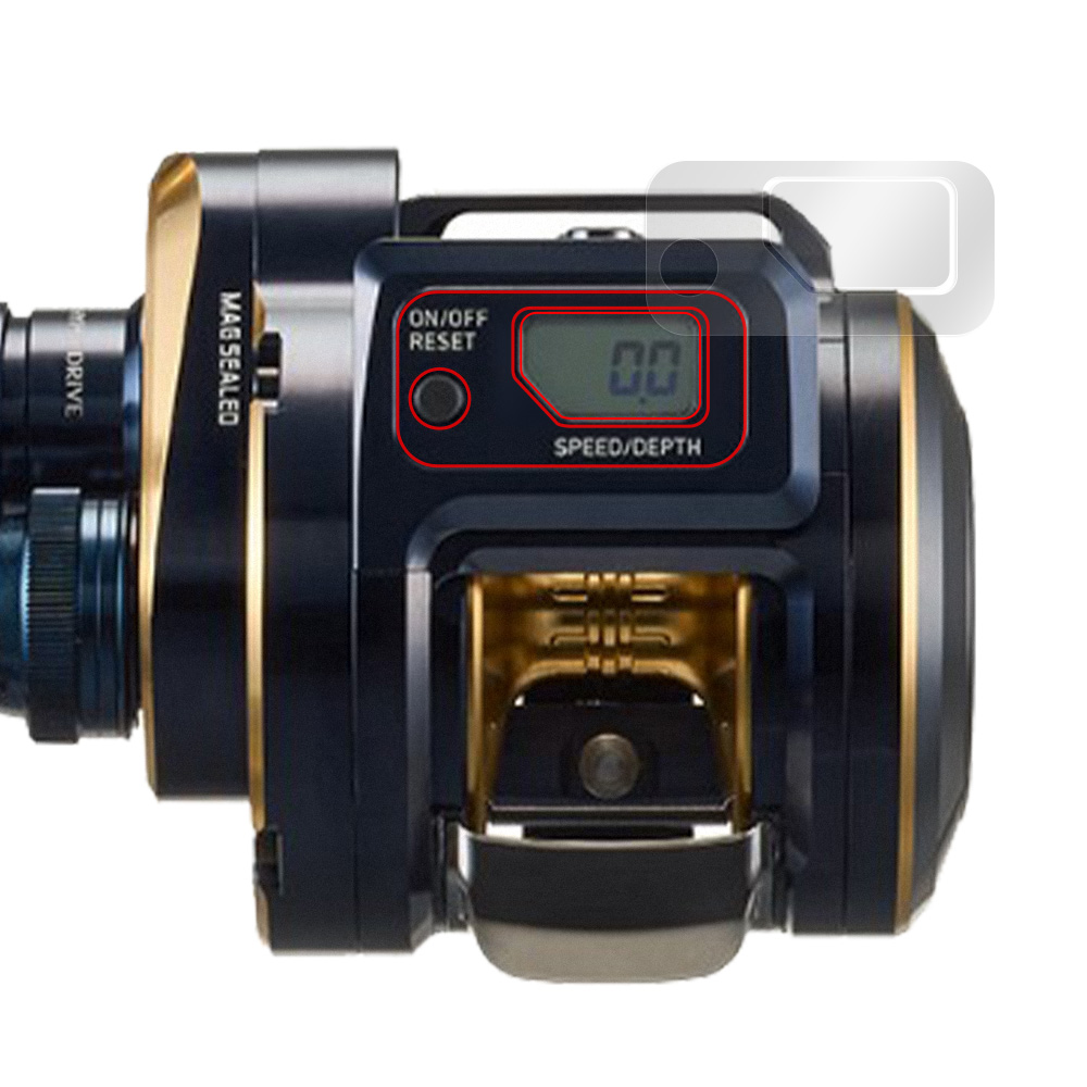 DAIWA 21 ベイトリール ソルティガ 300HL-SJ 液晶保護フィルム