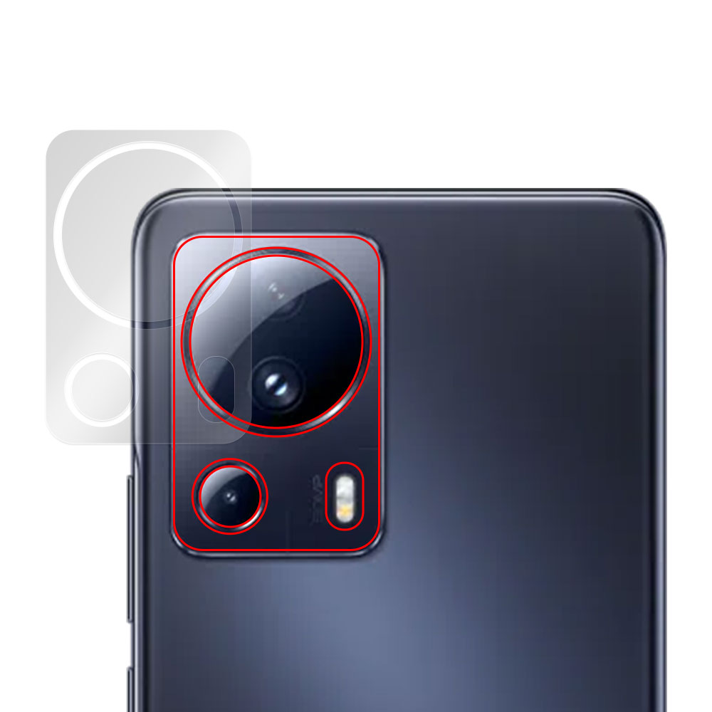 Xiaomi 13 Lite リアカメラ保護フィルム
