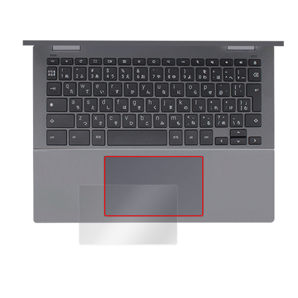 HP Chromebook x360 13b-ca0000 シリーズ タッチパッド用保護フィルム