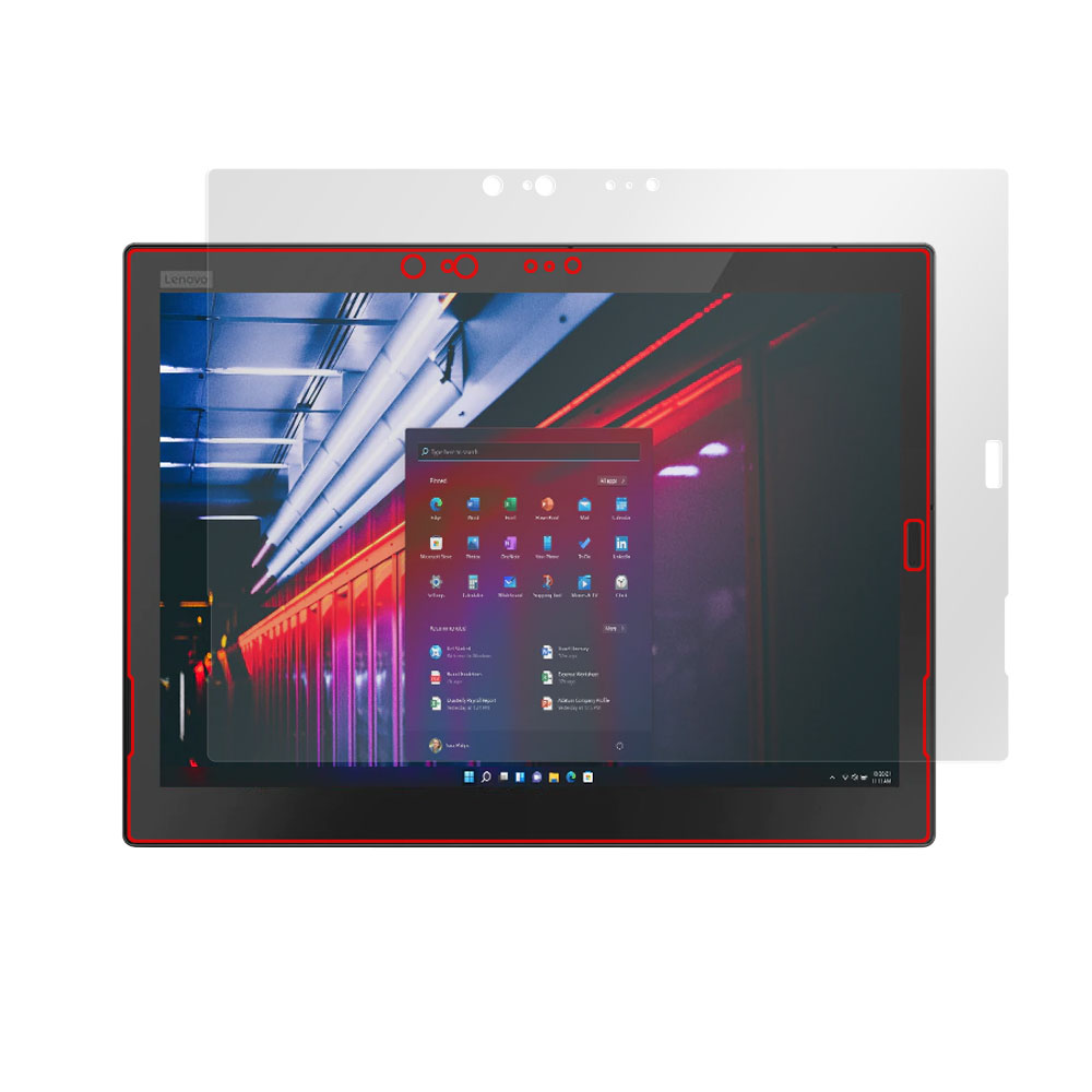 Lenovo ThinkPad X1 Tablet (2018モデル) 保護 フィルム OverLay Plus