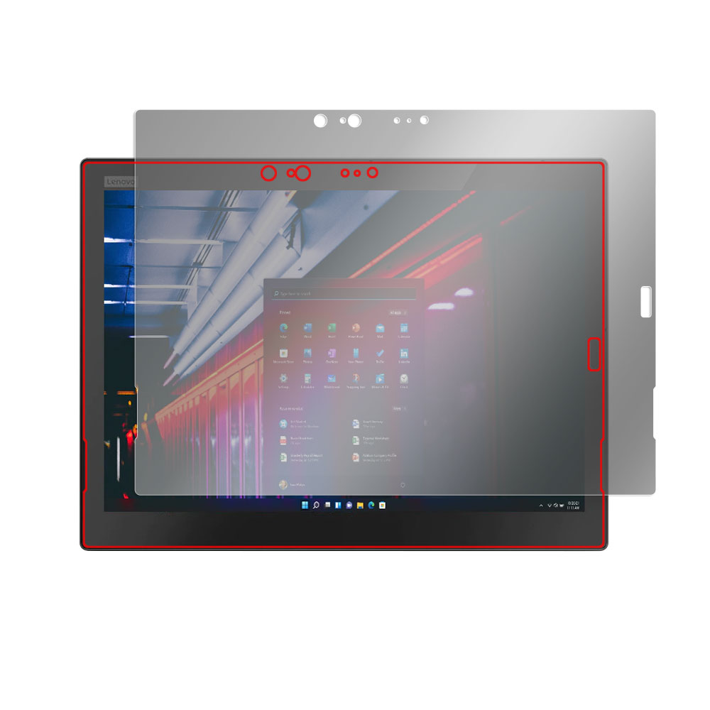 Lenovo ThinkPad X1 Tablet (2018モデル) 保護 フィルム OverLay 