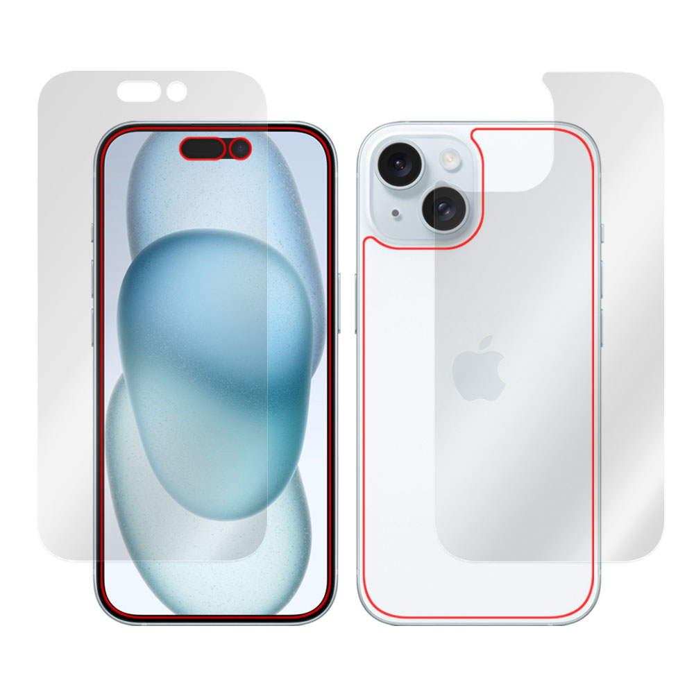 iPhone 15 表面 背面 フィルム OverLay Eye Protector 低反射