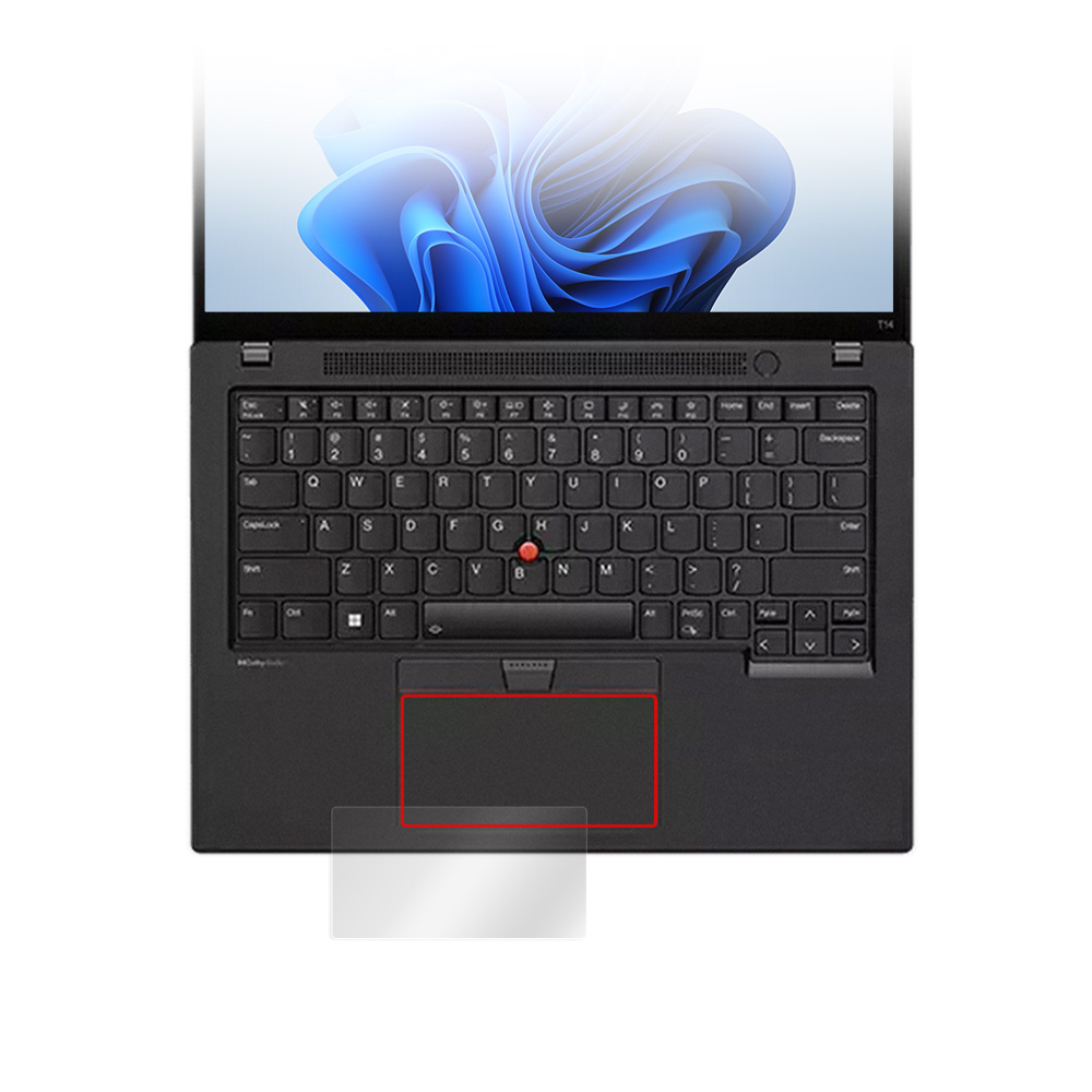 Lenovo ThinkPad T14 Gen 4 タッチパッド用保護フィルム