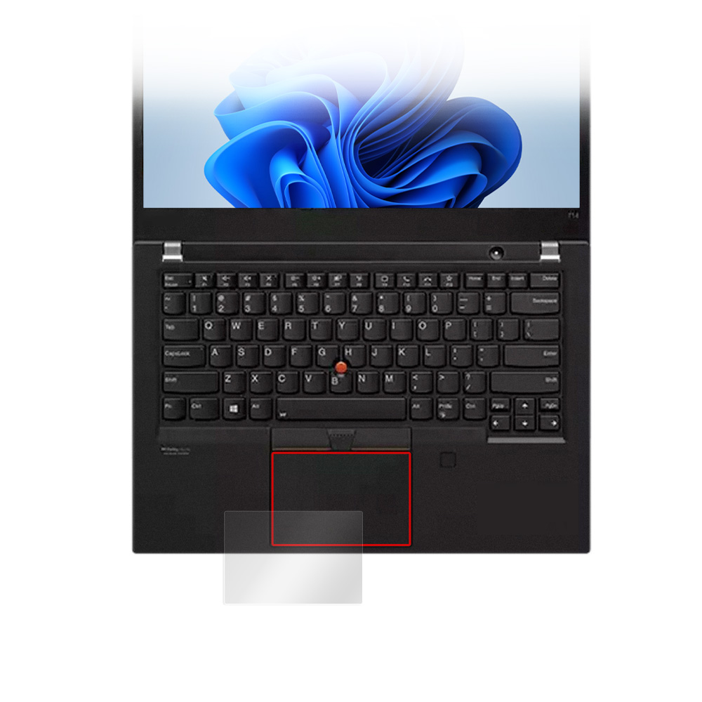 Lenovo ThinkPad T14 Gen 2 タッチパッド用保護フィルム