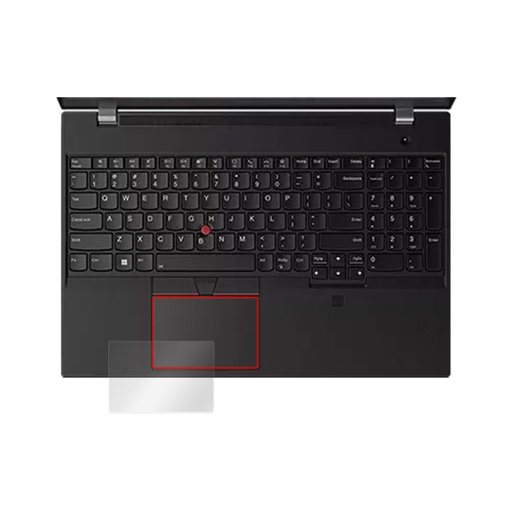 Lenovo ThinkPad P15v Gen 3 タッチパッド用保護フィルム