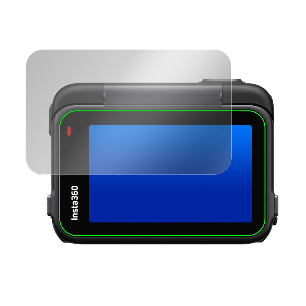 PDA工房 Insta360 Ace 対応 Crystal Shield 保護 フィルム [フリップ式タッチスクリーン用] 3枚入 光沢 日本製 自社製造直販