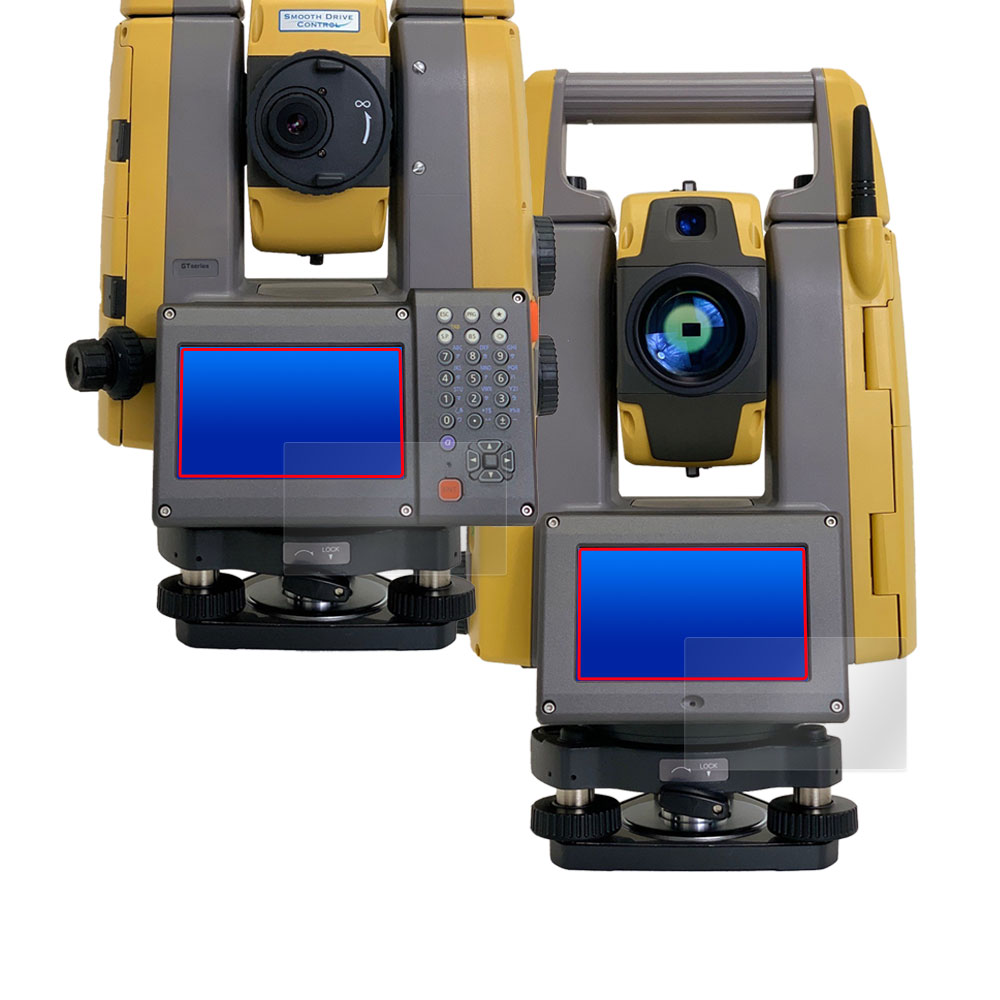 TOPCON トータルステーション GT-1005 / GT-1003 / GT-1001 / GT-505 / GT-503 2画面セット 液晶保護フィルム