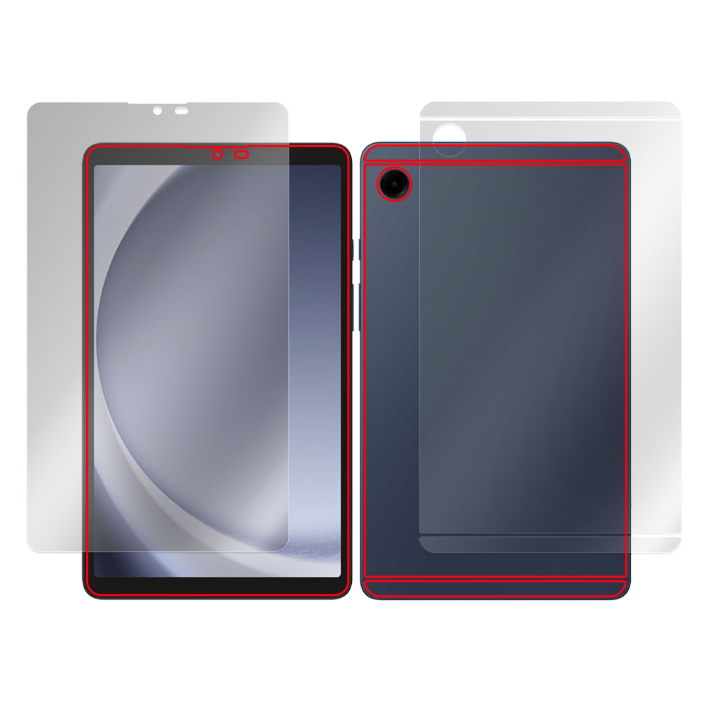 Samsung Galaxy Tab A9 表面・背面セットの保護フィルム