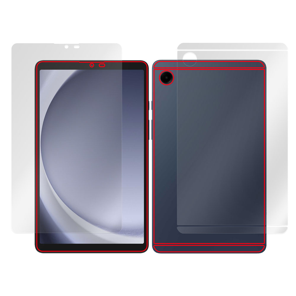 Samsung Galaxy Tab A9 表面・背面セットの保護フィルム